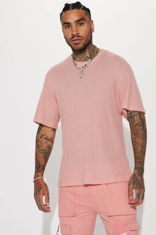 Beach Bum Comfy Short Sleeve Crew Tee - Mauve sold by Fashion Nova