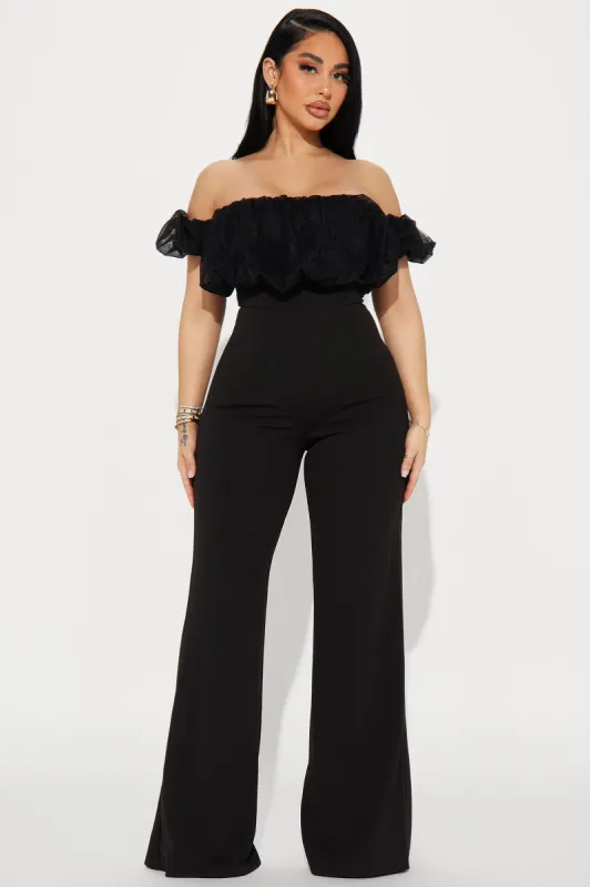 Call Me Baby Jumpsuit - Black sold by Fashion Nova