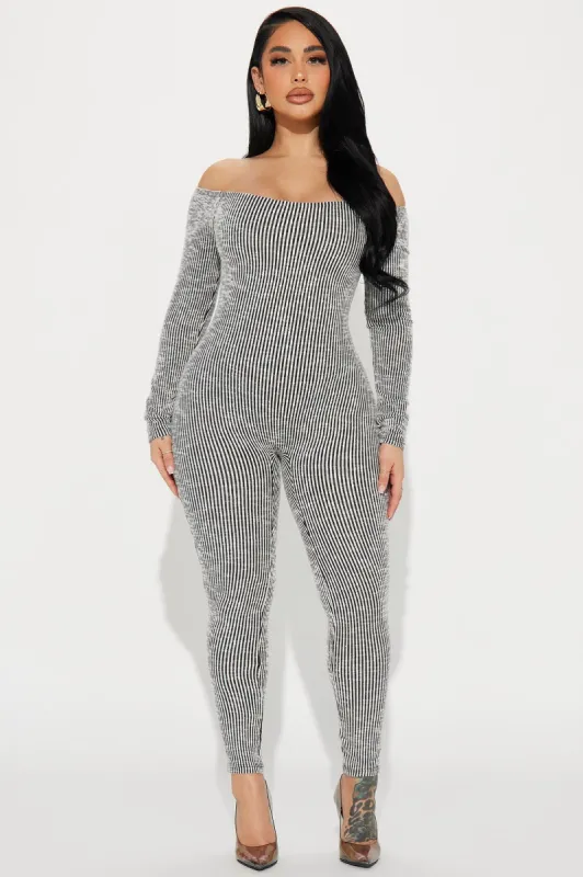 Caught Up On It Jumpsuit - Black sold by Fashion Nova
