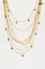 Green Iris Necklace - Gold/Green sold by Fashion Nova