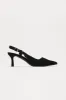 Asher Slingback Pumps - Black sold by Fashion Nova