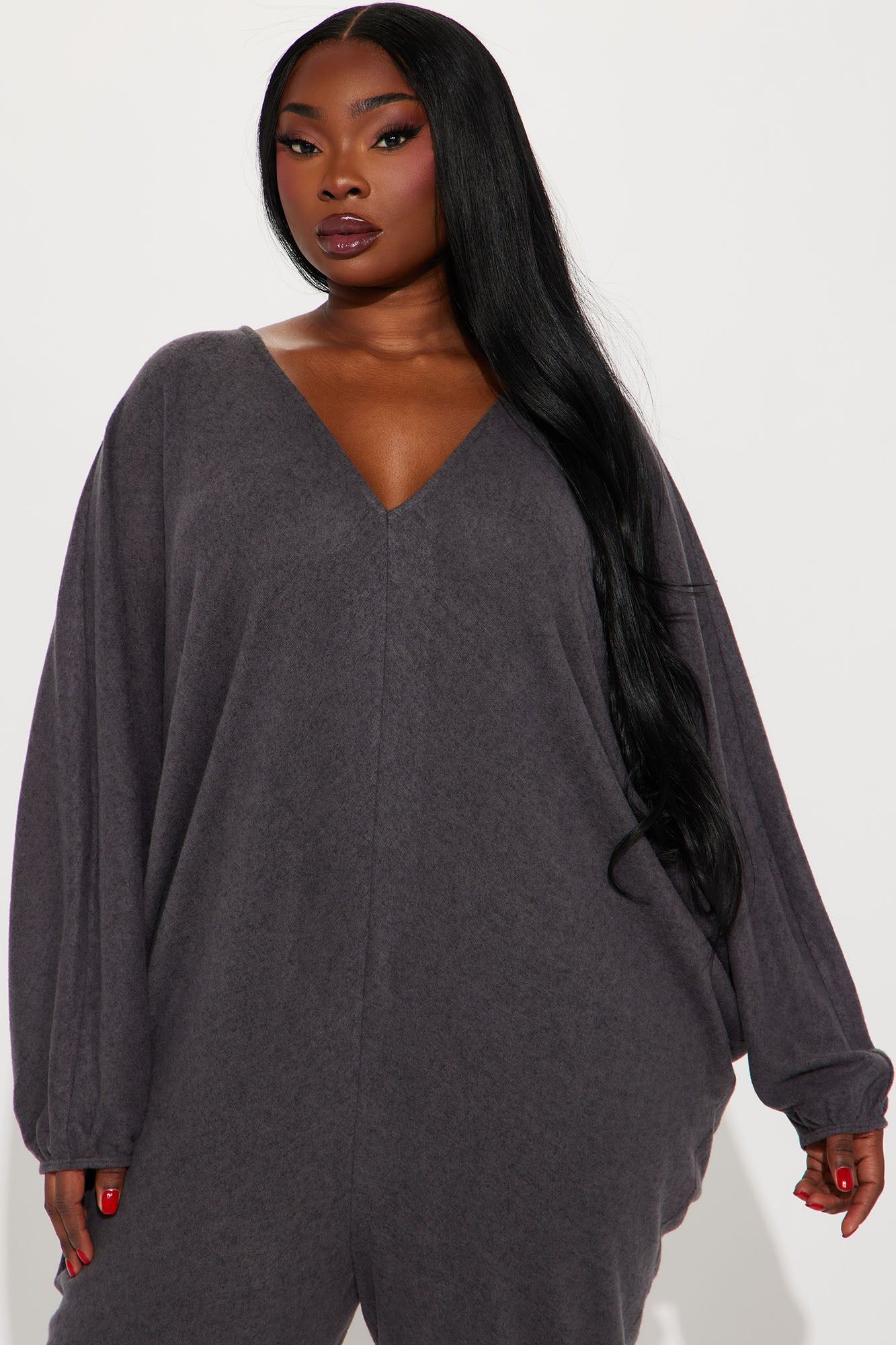 Casual Chic Jumpsuit - Charcoal sold by Fashion Nova product image thumbnail 5