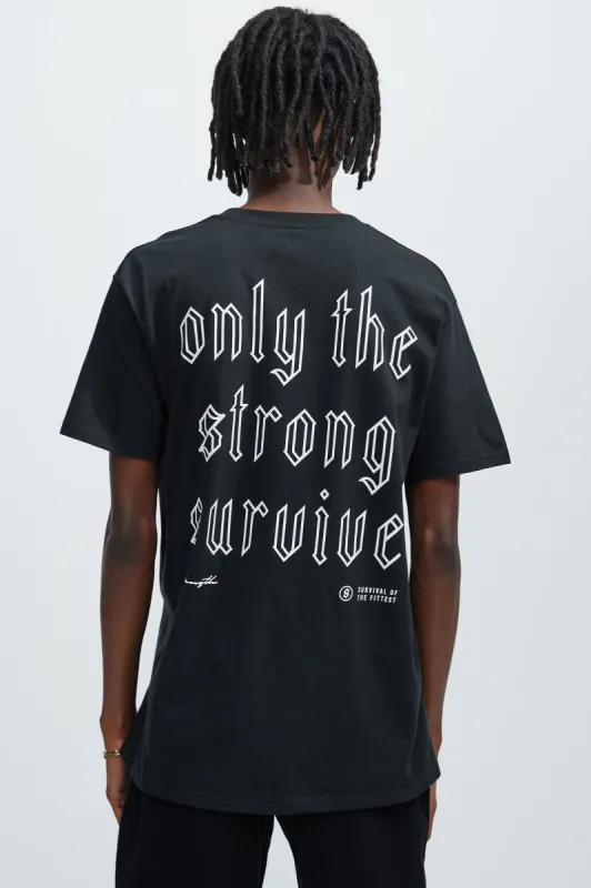 Strengths Short Sleeve Tee - Black sold by Fashion Nova