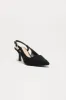 Asher Slingback Pumps - Black sold by Fashion Nova