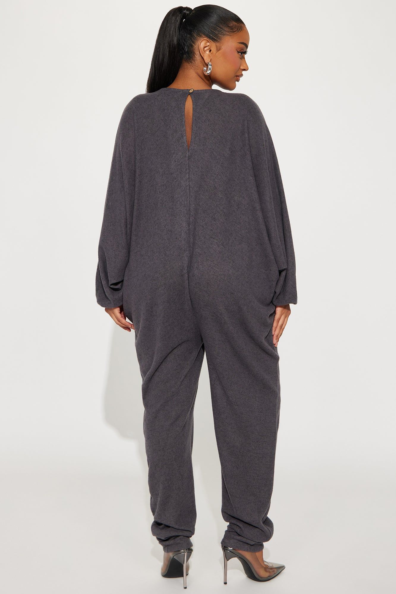 Casual Chic Jumpsuit - Charcoal sold by Fashion Nova product image thumbnail 3