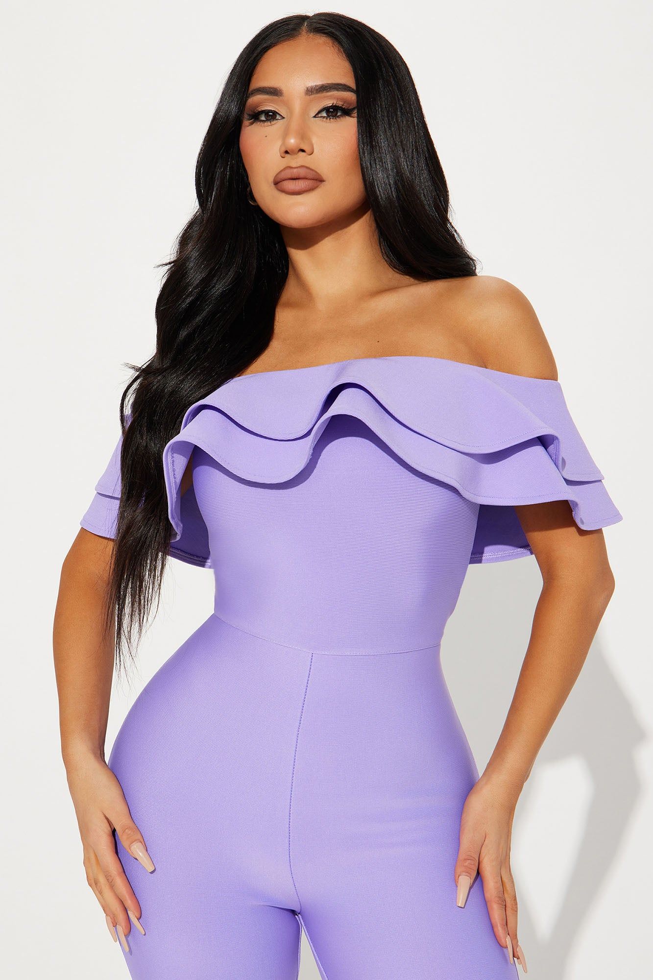 Bloom For You Bandage Jumpsuit - Lavender sold by Fashion Nova product image thumbnail 2