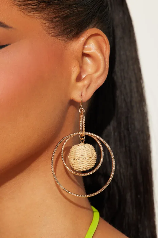 Sea You Around Earrings - Gold/combo sold by Fashion Nova