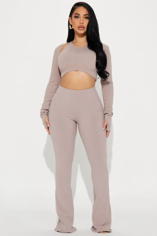 Odessa Snatched Long Sleeve Shrug - Sand sold by Fashion Nova