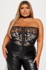 No Hard Feelings Choker Tube Top - Black sold by Fashion Nova