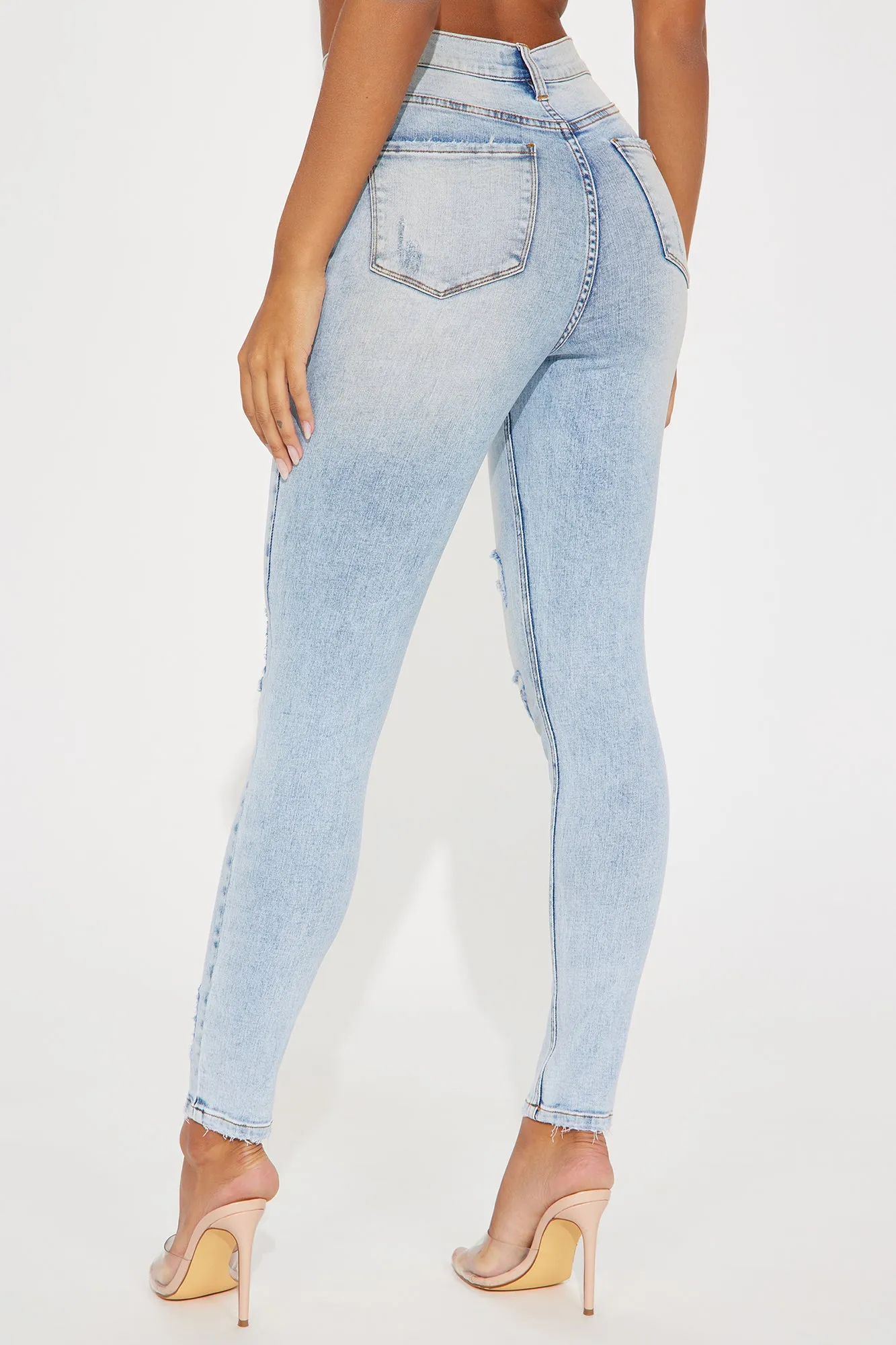 Don't Believe It Skinny Jeans - Light Wash sold by Fashion Nova product image thumbnail 3