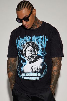 Master Of Self Short Sleeve Tee - Black sold by Fashion Nova