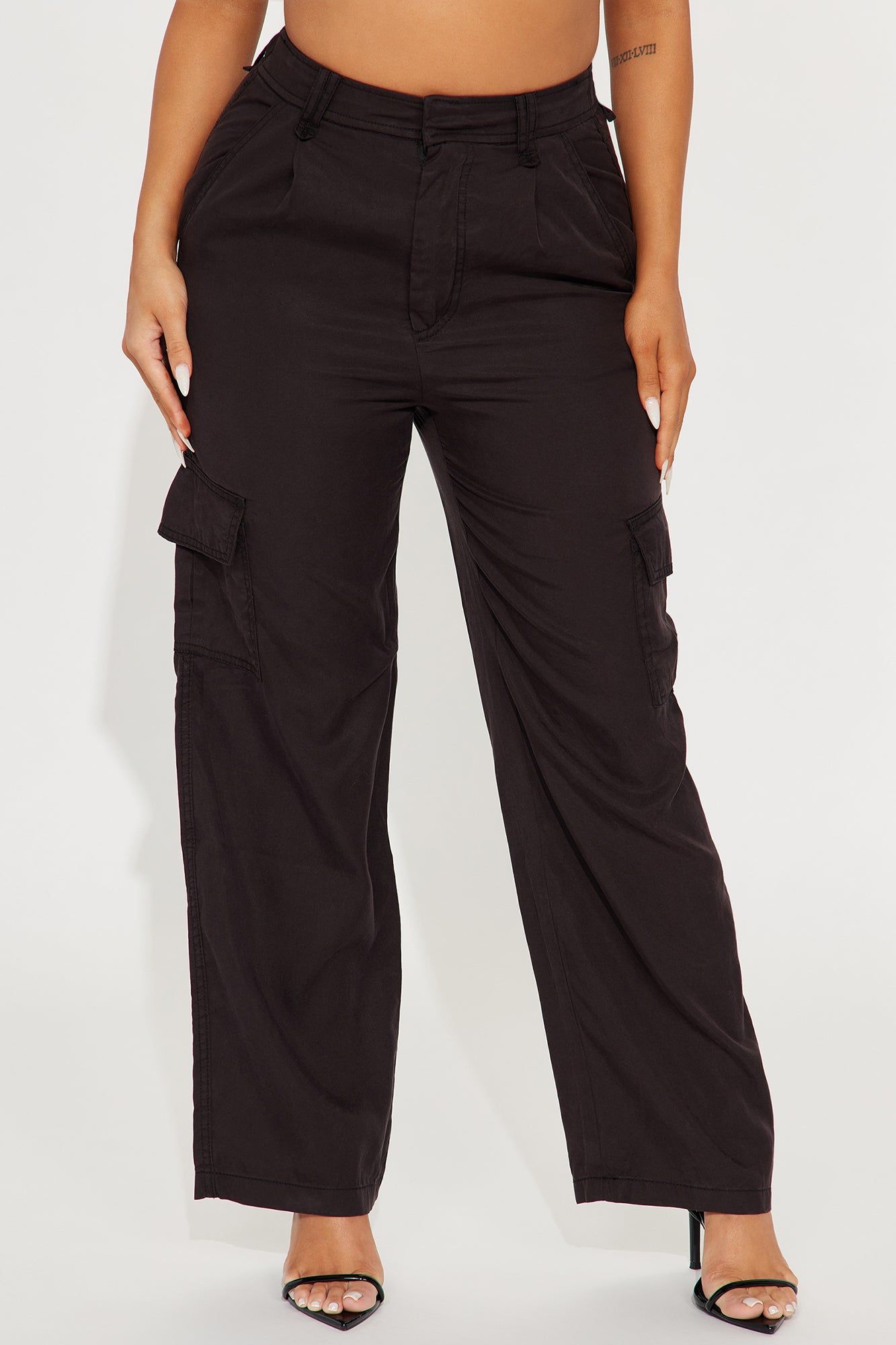 Gianna Wide Leg Cargo Pant - Black sold by Fashion Nova product image thumbnail 2