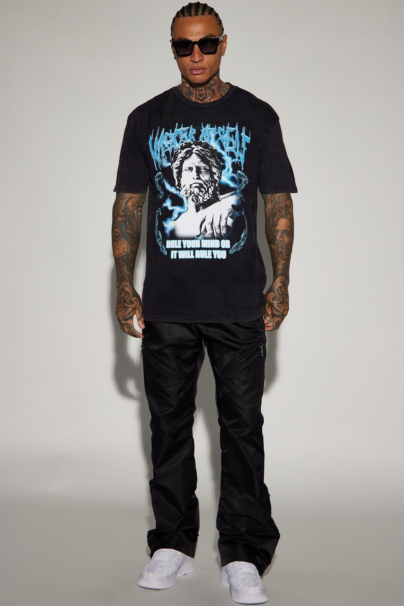 Master Of Self Short Sleeve Tee - Black sold by Fashion Nova product image thumbnail 2