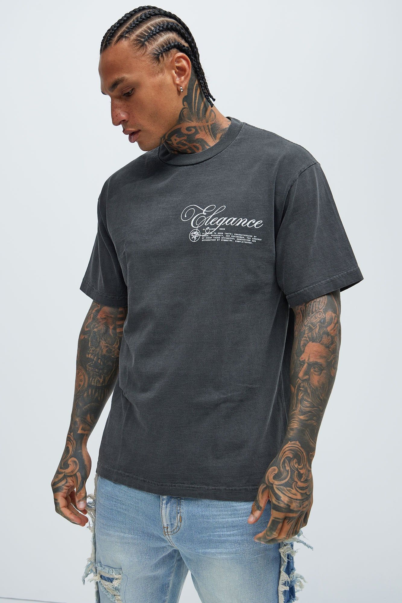 Elegance Short Sleeve Tee - Black sold by Fashion Nova product image thumbnail 2