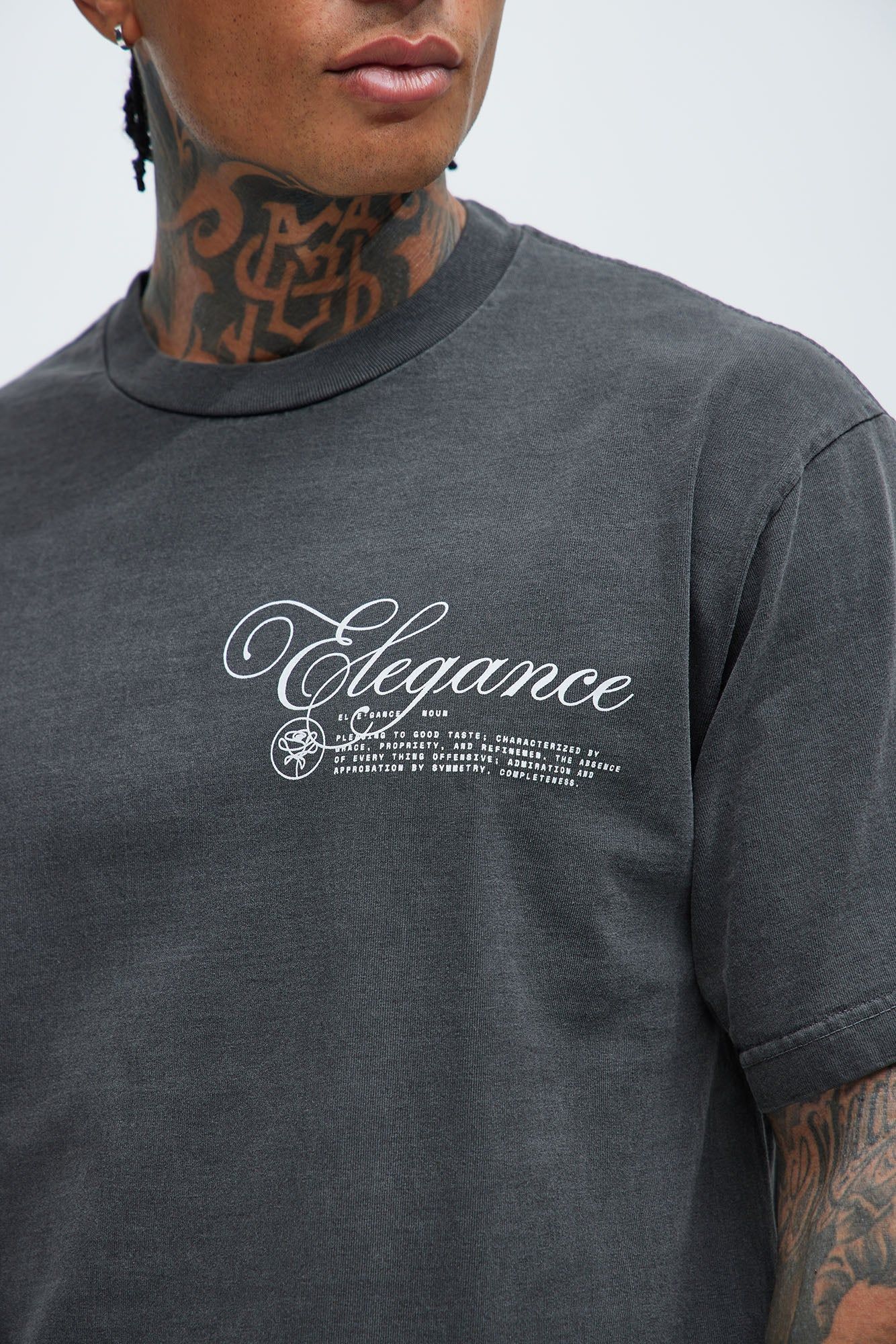 Elegance Short Sleeve Tee - Black sold by Fashion Nova product image thumbnail 4