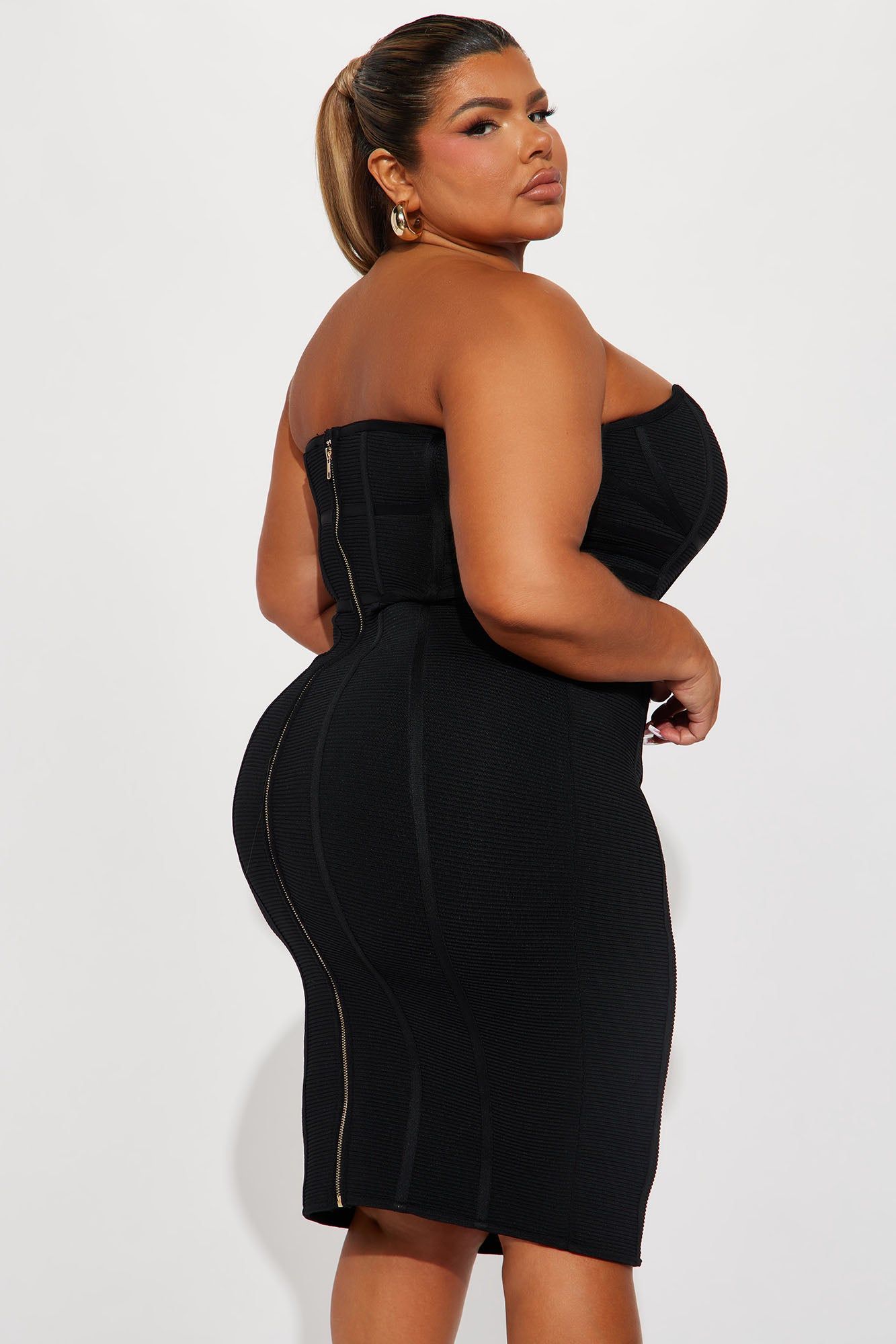 Bangkok Bandage Midi Dress - Black sold by Fashion Nova product image thumbnail 6