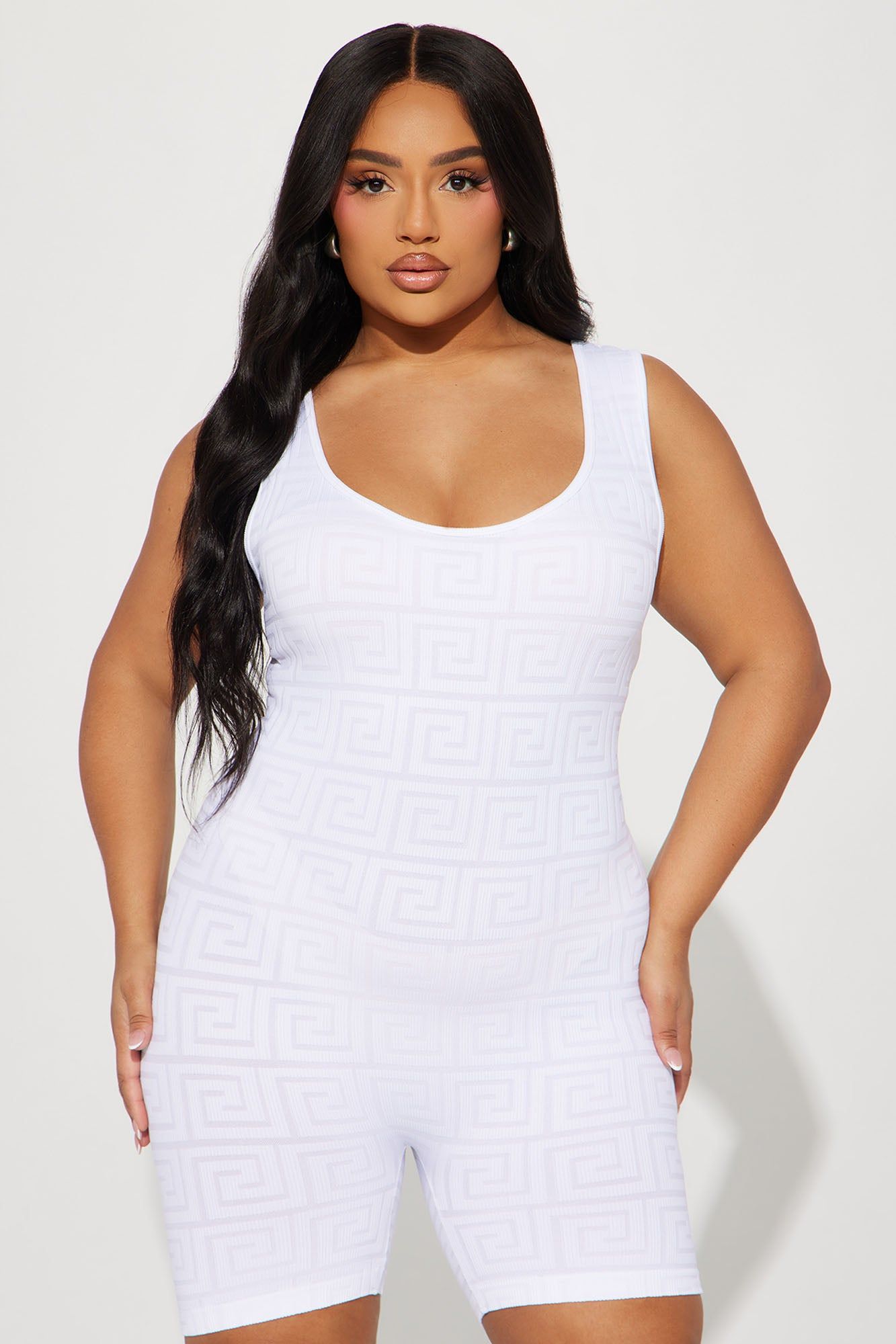 Jordan Seamless Romper - White sold by Fashion Nova product image thumbnail 5