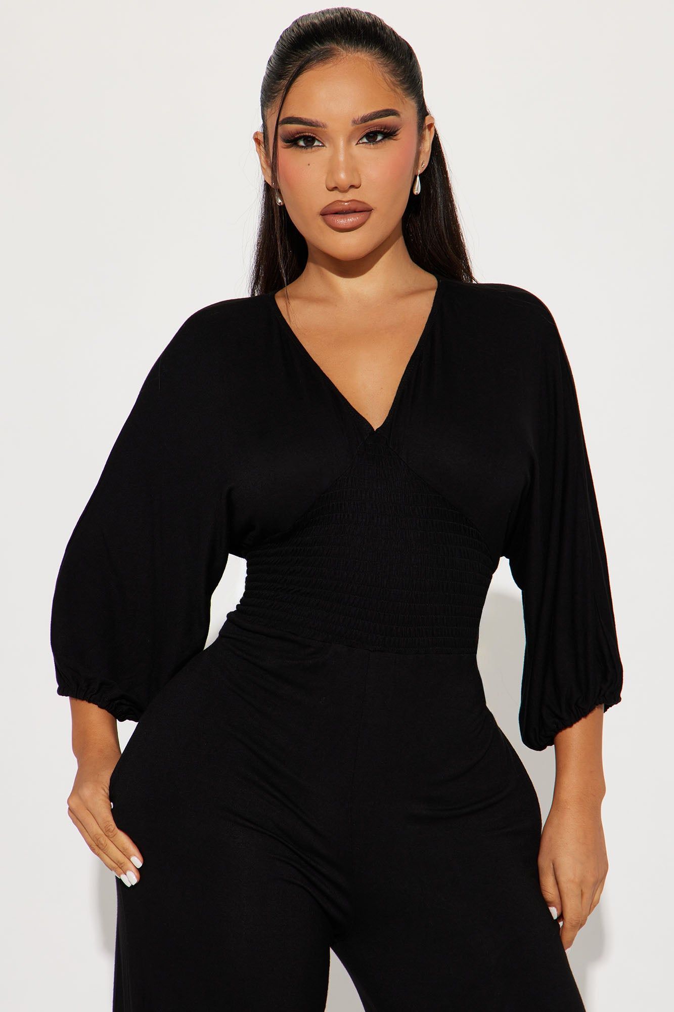 Love Me More Jumpsuit - Black sold by Fashion Nova product image thumbnail 2