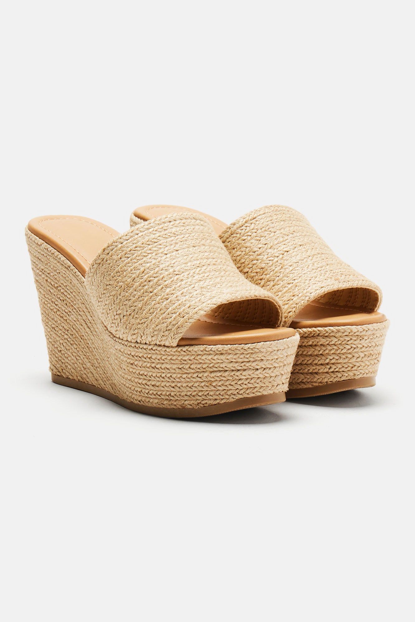 Outta Focus Platform Wedges - Beige sold by Fashion Nova product image thumbnail 5