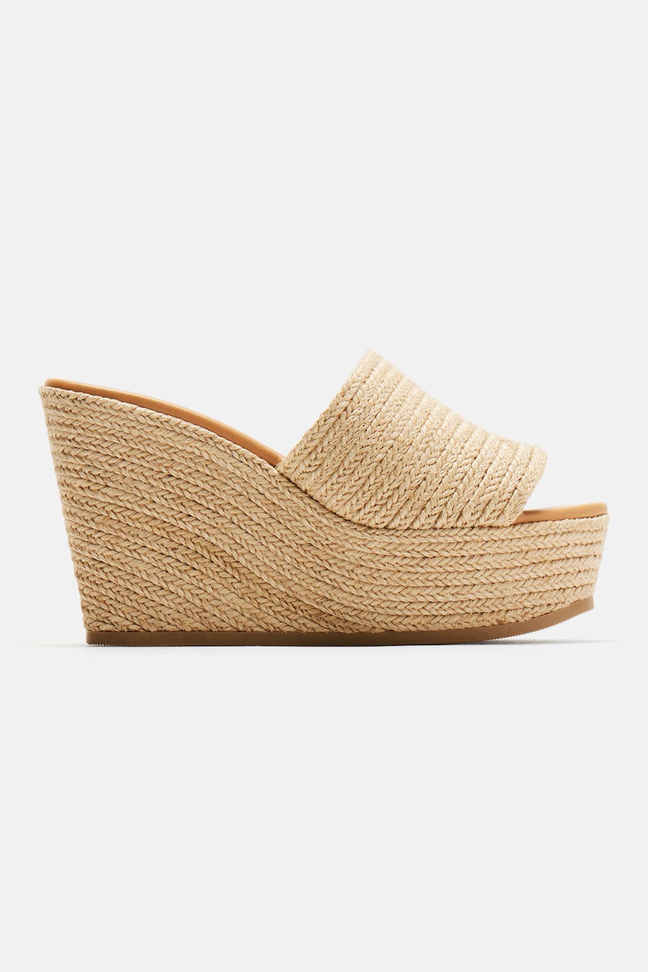 Outta Focus Platform Wedges - Beige sold by Fashion Nova product image thumbnail 4
