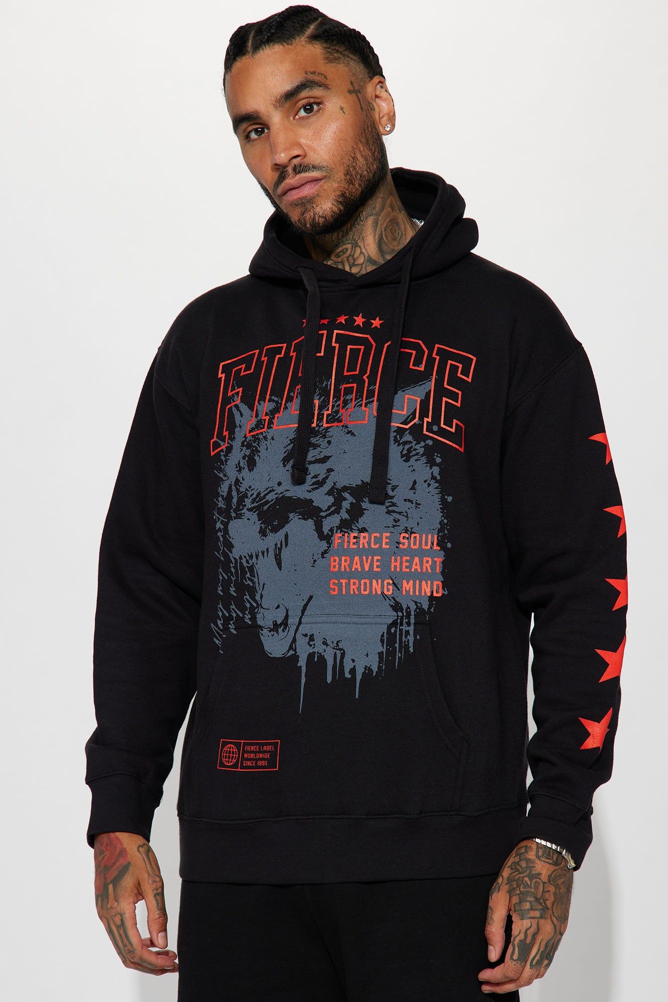 Fierce Hoodie - Black sold by Fashion Nova