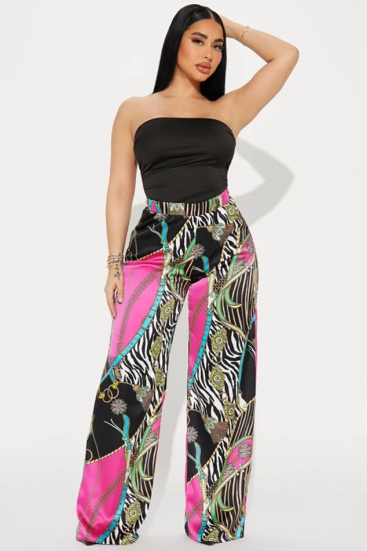 Vacay For Days Pant - Pink/combo sold by Fashion Nova