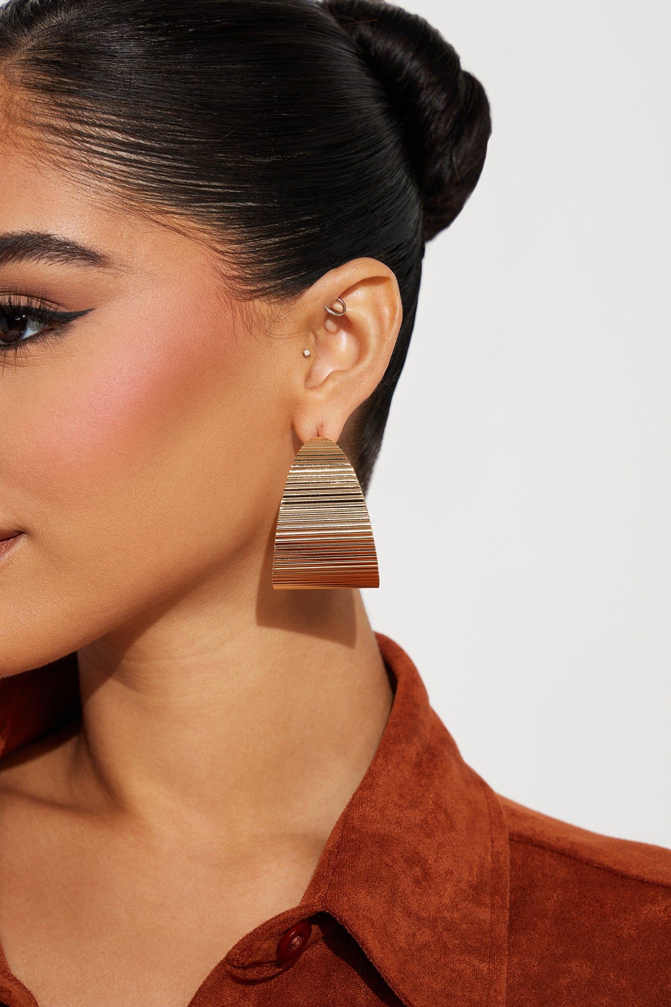Paradise Is Calling Earrings - Gold sold by Fashion Nova