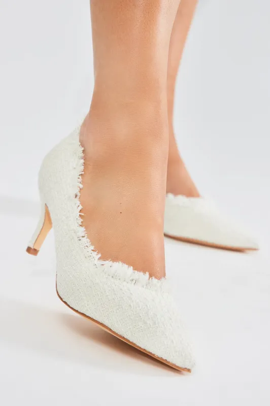Chic Life Pumps - White sold by Fashion Nova