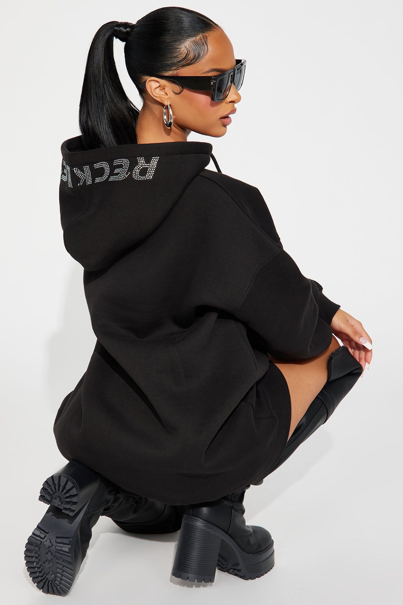 Reckless Lounge Hoodie - Black sold by Fashion Nova product image thumbnail 3
