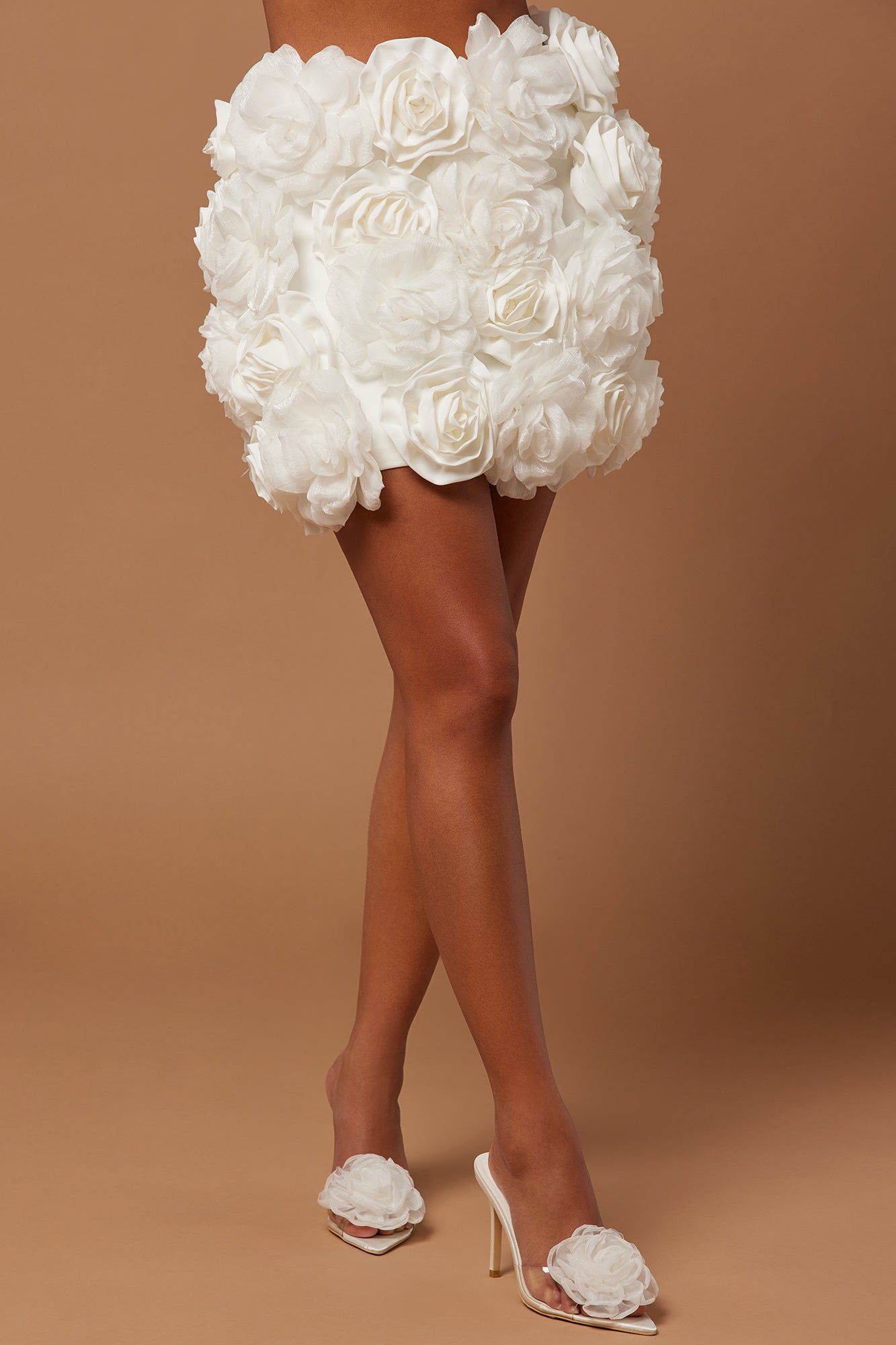 Cindy Floral Mini Skirt - White sold by Fashion Nova product image thumbnail 2