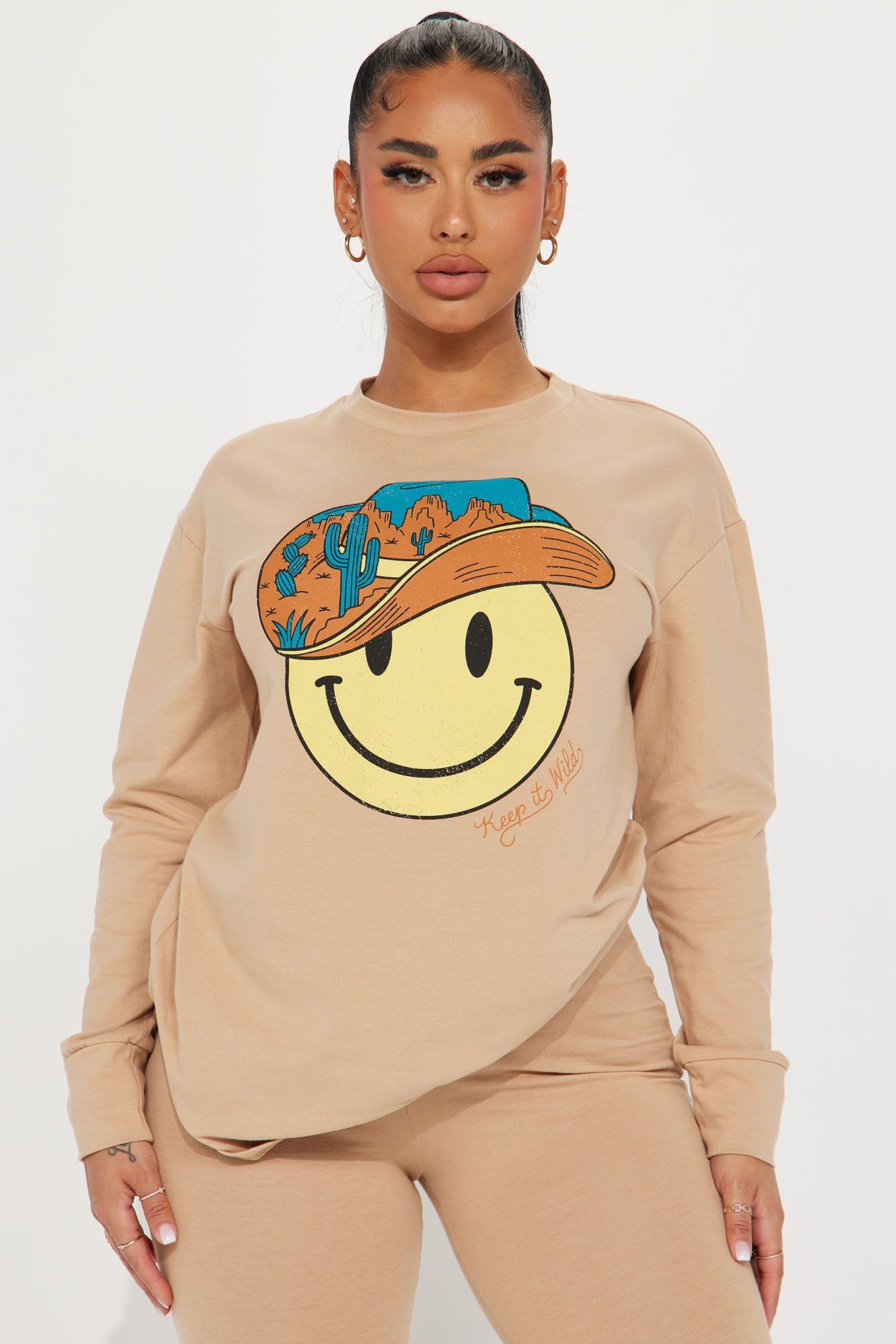 Keep It Wild Legging Set - Taupe sold by Fashion Nova product image thumbnail 2