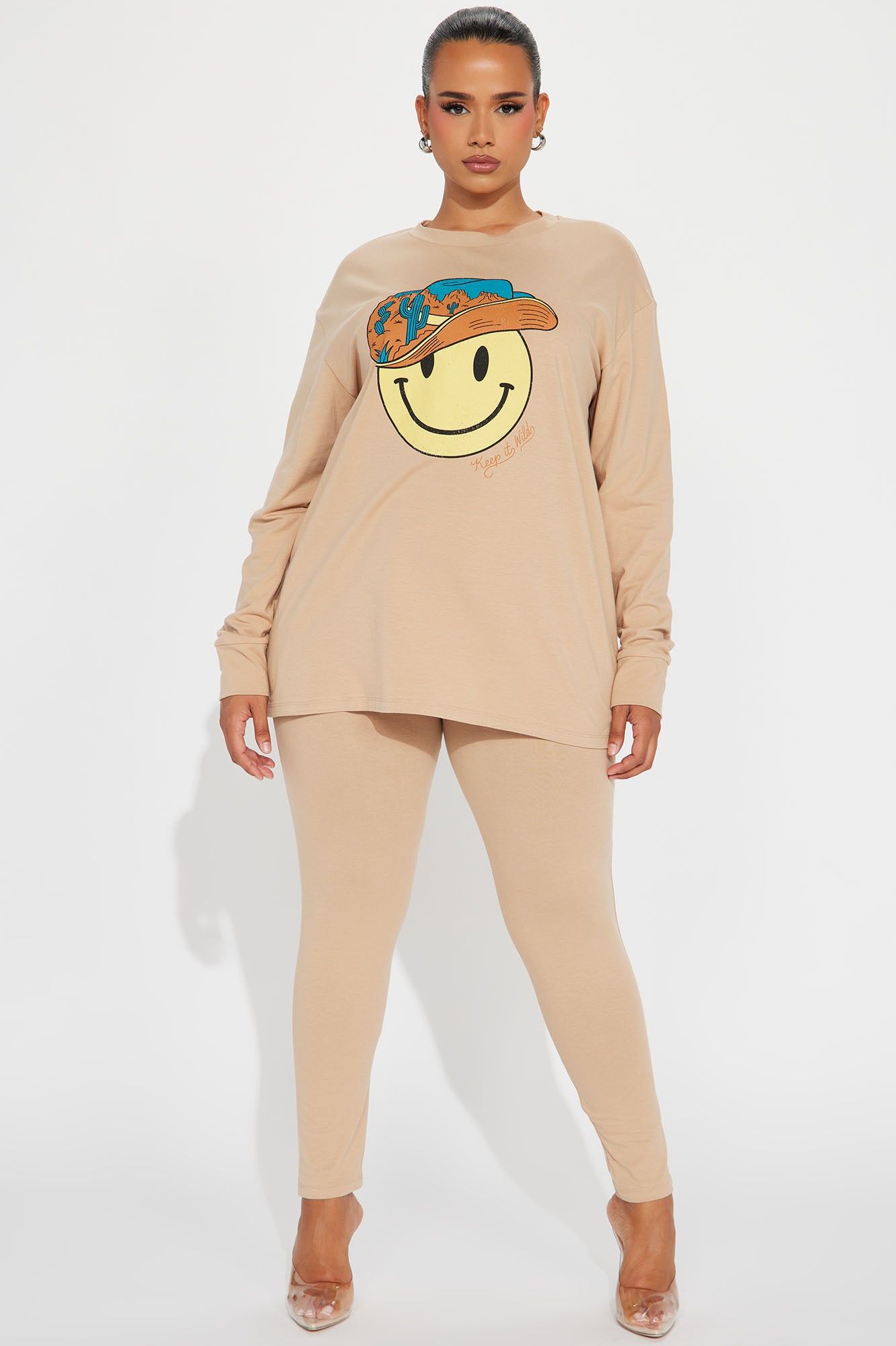 Keep It Wild Legging Set - Taupe sold by Fashion Nova product image thumbnail 5