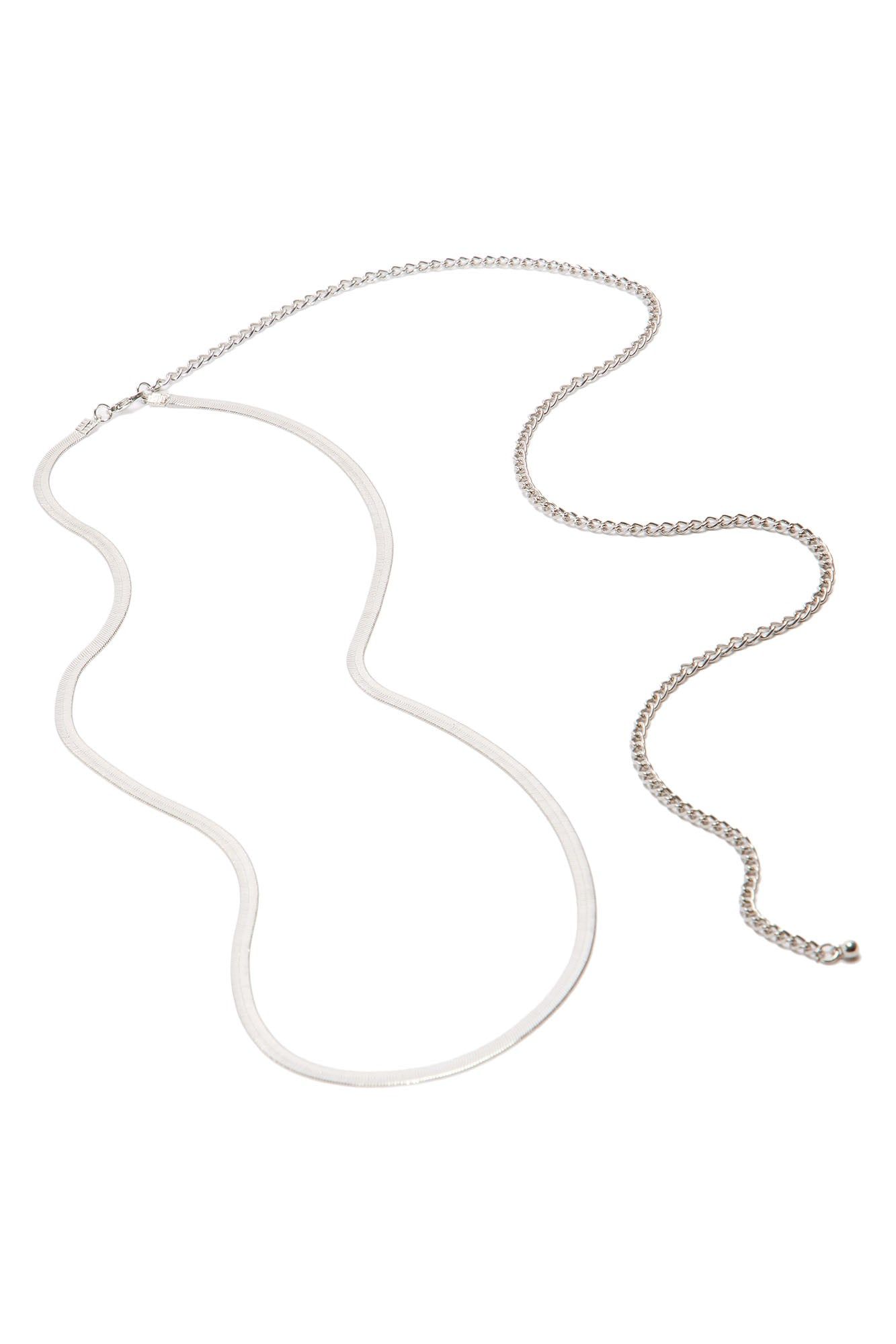 Never Settle Belly Chain - Silver sold by Fashion Nova product image thumbnail 3