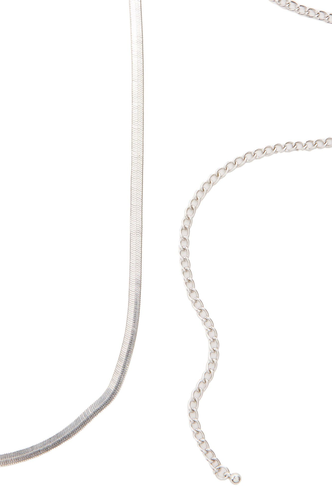 Never Settle Belly Chain - Silver sold by Fashion Nova product image thumbnail 2