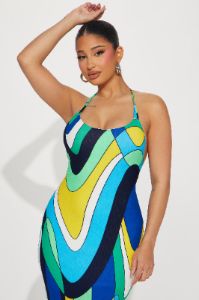 Woozie Maxi Dress - Blue sold by Fashion Nova