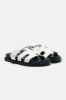 Agnes Flat Sandals - White sold by Fashion Nova