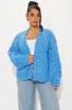 Cute And Cozy Chunky Cardigan - Blue sold by Fashion Nova