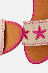 Wish On A Starfish Flat Sandals - Fuchsia sold by Fashion Nova