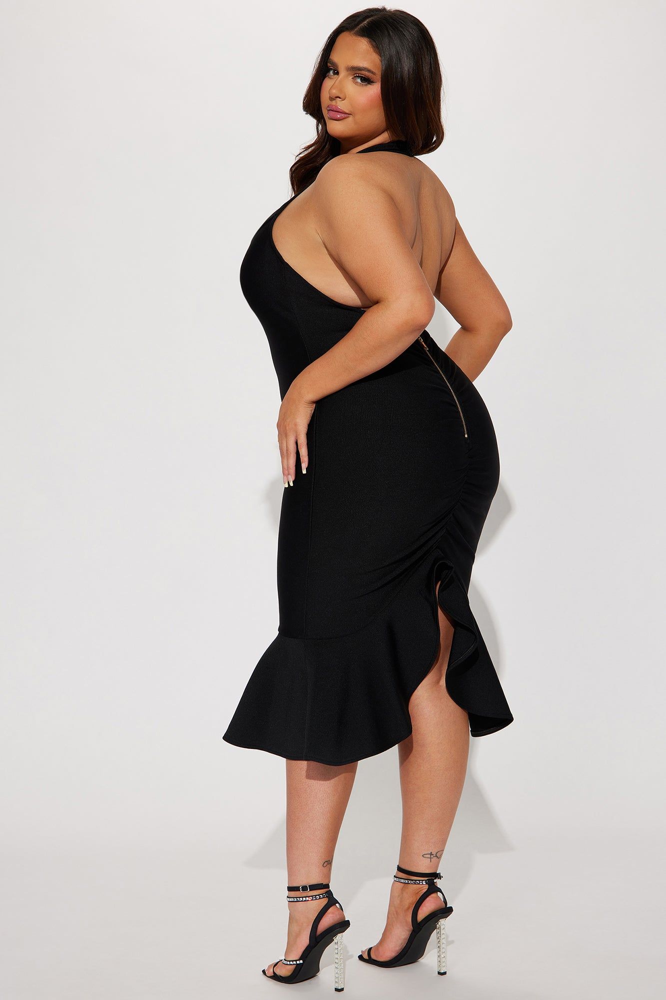 Luna Bandage Midi Dress - Black sold by Fashion Nova product image thumbnail 6