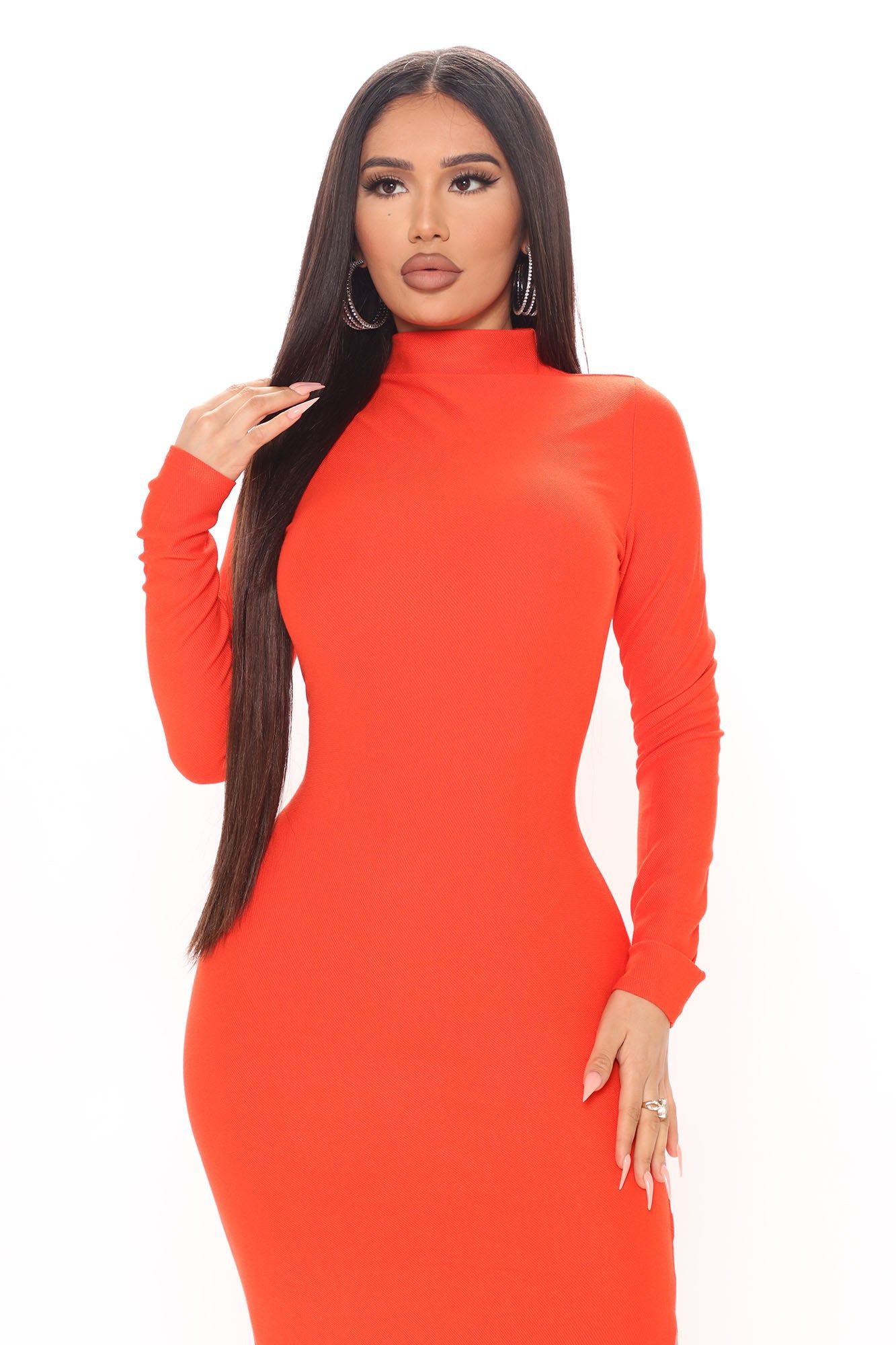 All Day Midi Dress - Red sold by Fashion Nova product image thumbnail 2