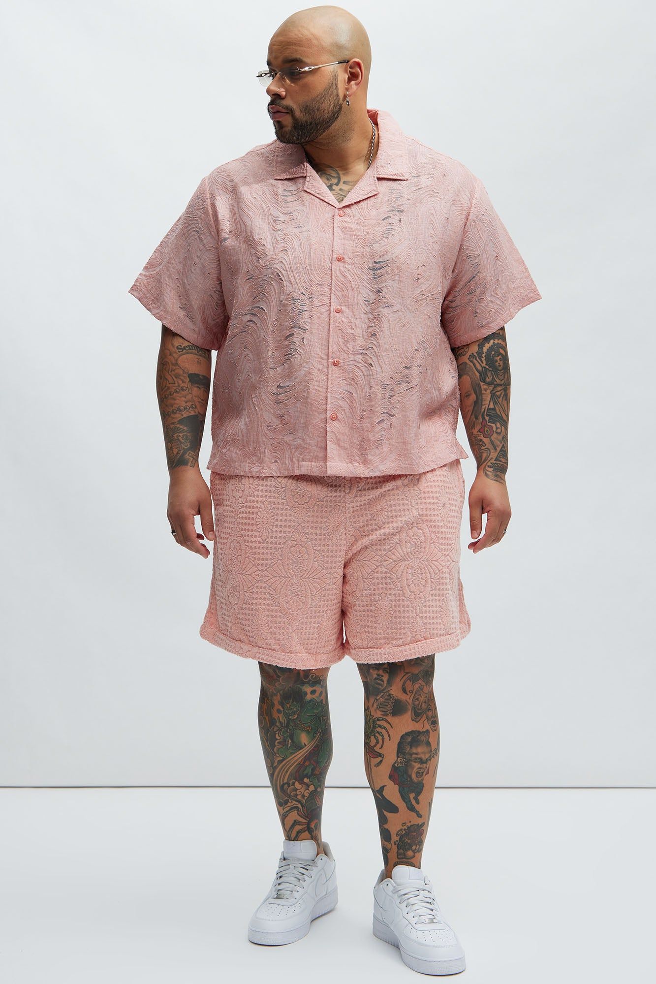 Mirage Textured Shirt - Pink sold by Fashion Nova product image thumbnail 5