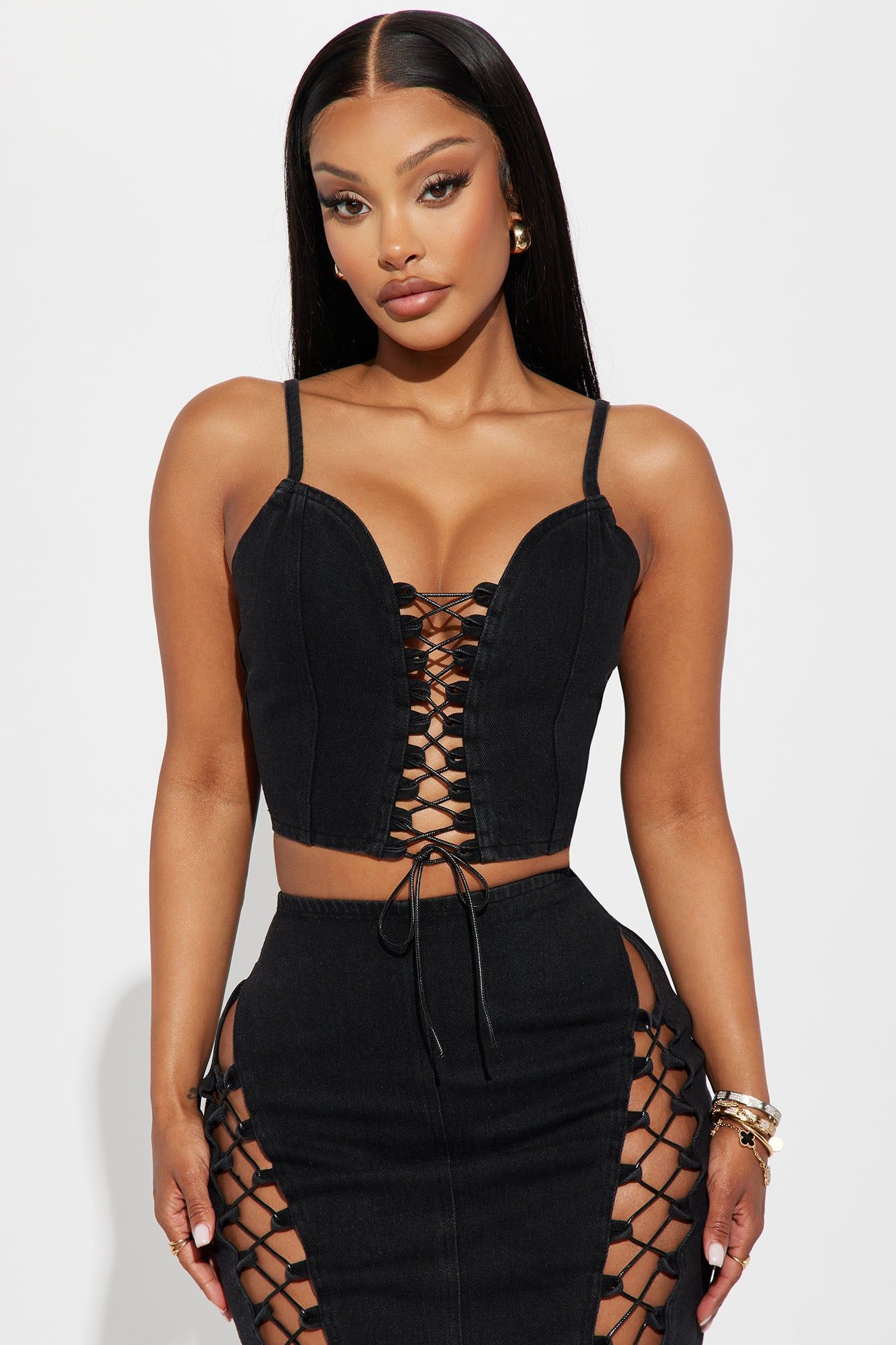 The One And Only Skirt Set - Black sold by Fashion Nova product image thumbnail 2