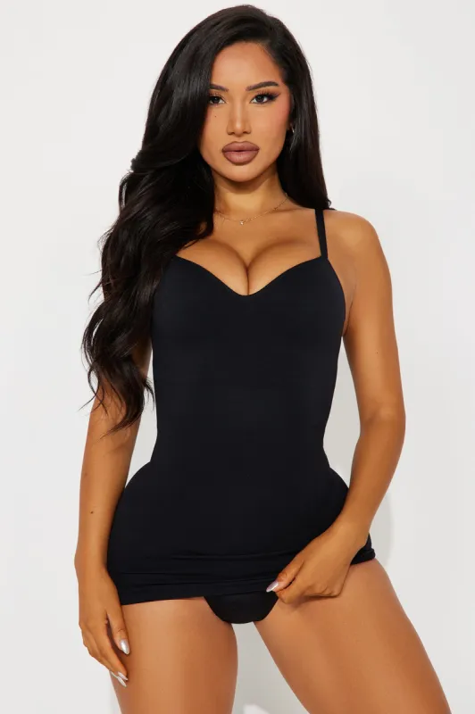 Sculpt Me Compression Shapewear Top - Black sold by Fashion Nova