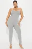 Embrace Me Jumpsuit - Heather Grey sold by Fashion Nova