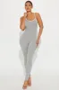 Embrace Me Jumpsuit - Heather Grey sold by Fashion Nova