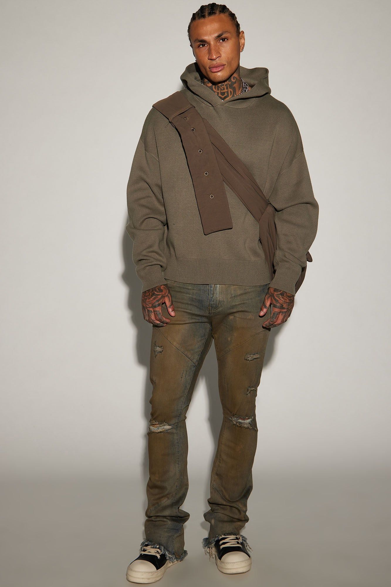 Roll With It Stacked Skinny Flare Jeans - Vintage Wash sold by Fashion Nova product image thumbnail 2