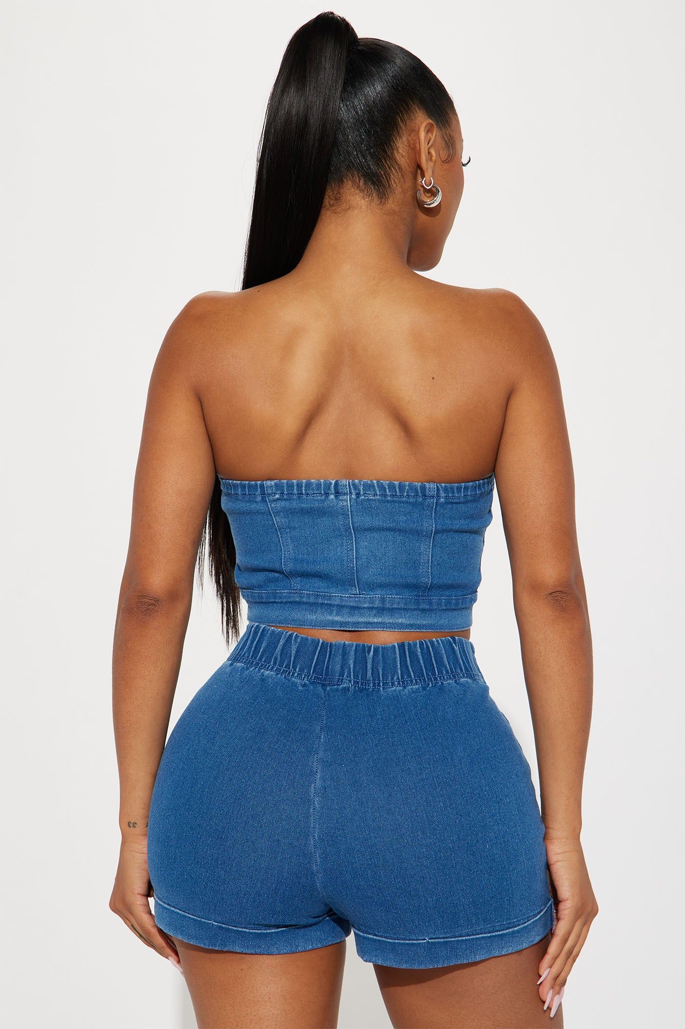 Sammy Denim Short Set - Medium Wash sold by Fashion Nova product image thumbnail 3