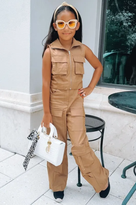 Mini Kailani Pant Set - Mocha sold by Fashion Nova