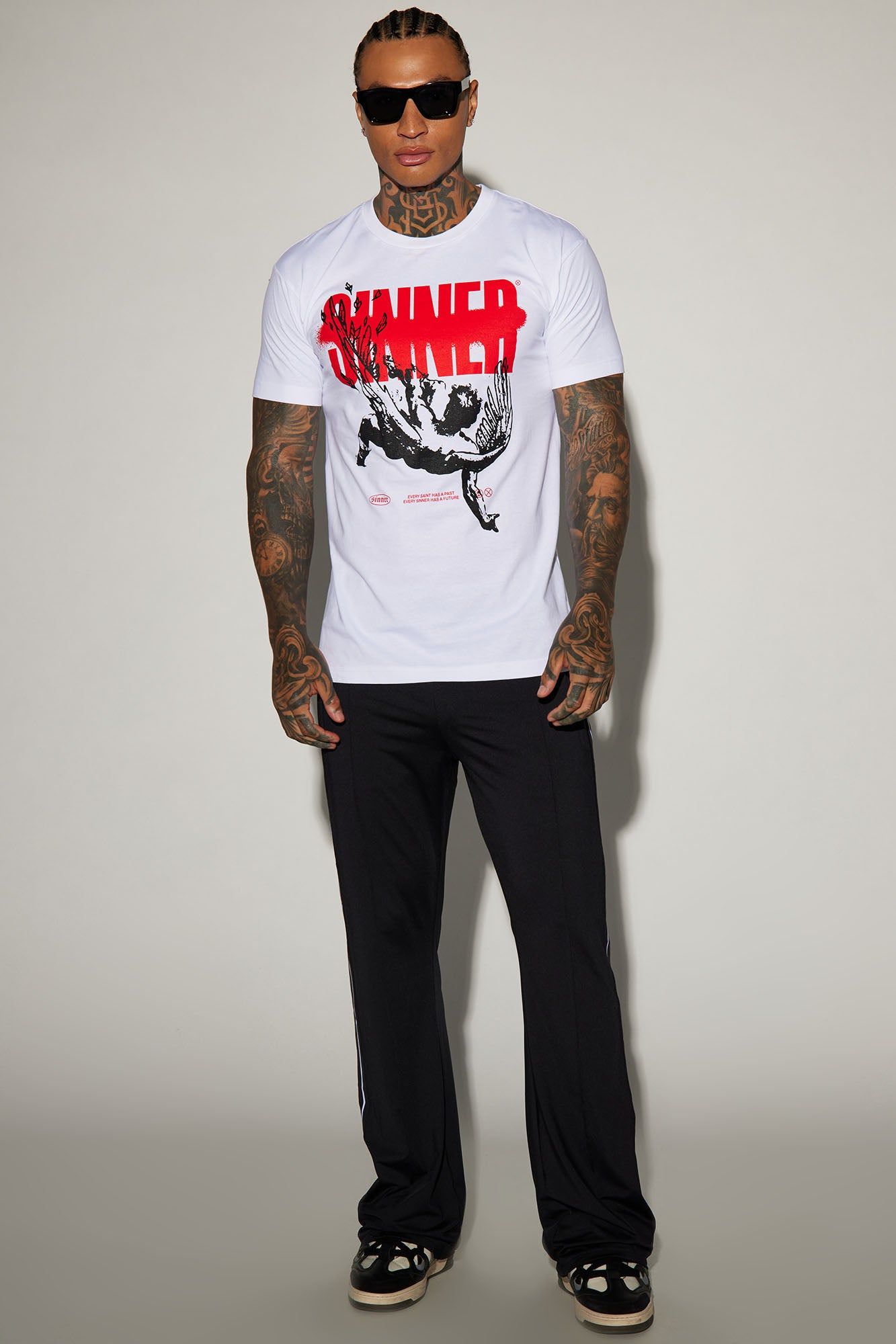 Fallen Sinner Short Sleeve Tee - White sold by Fashion Nova product image thumbnail 2