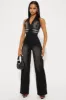 Demie Denim Jumpsuit - Black sold by Fashion Nova
